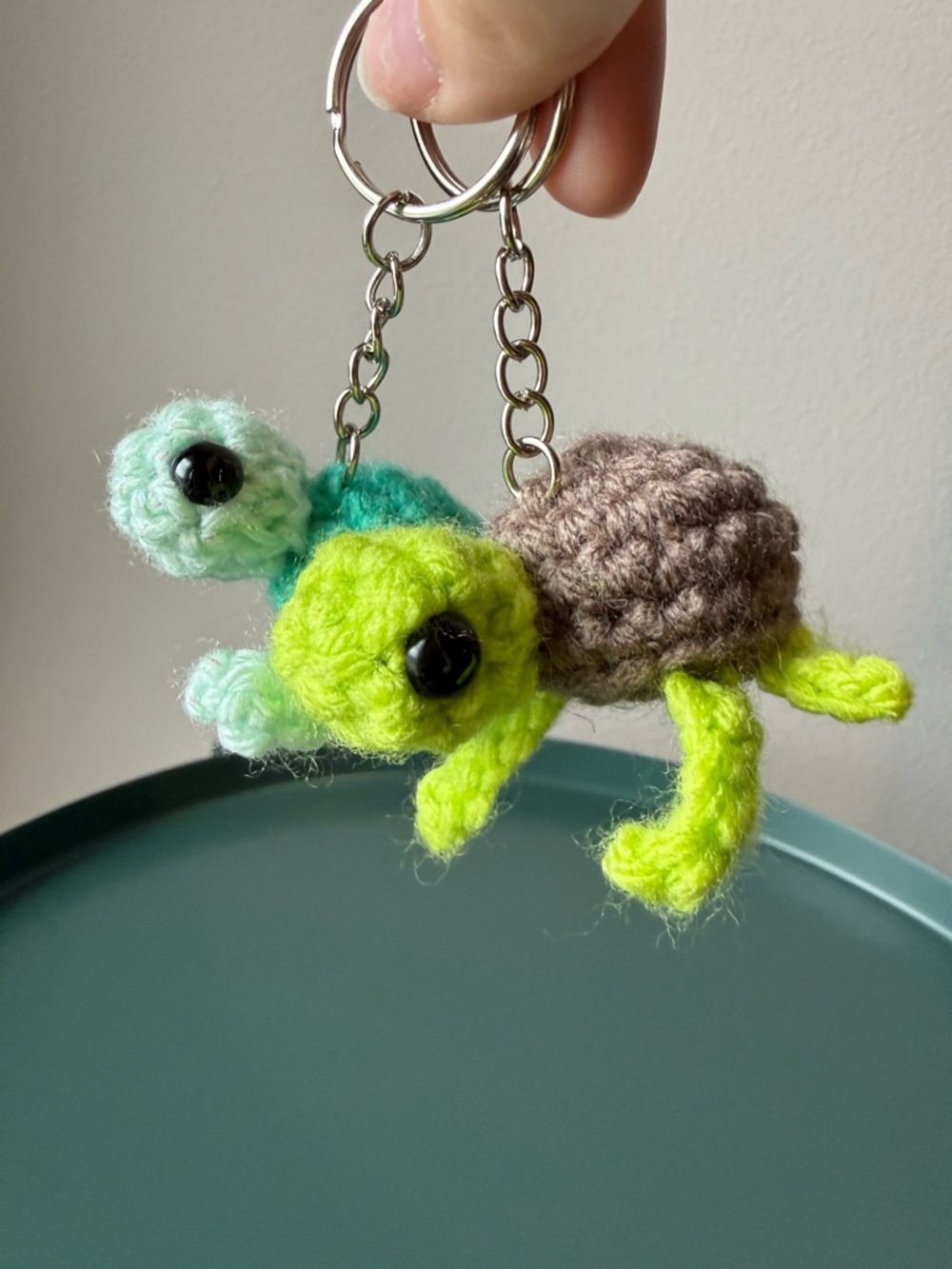 Baby Turtle Keychains! 🐢 (Handmade Crochet Toy)